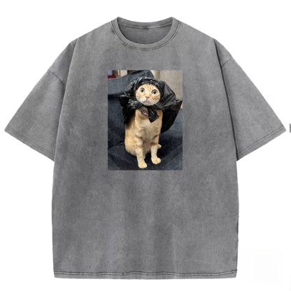 Trash Bag Superhero Washed T-shirt