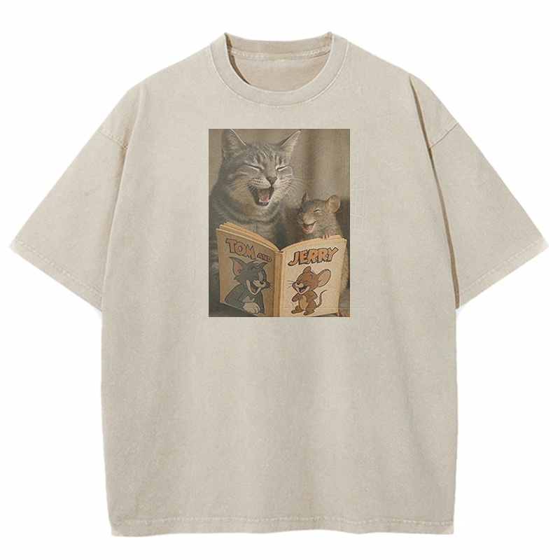 Literary Truce Washed T-shirt