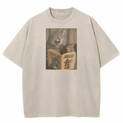 Literary Truce Washed T-shirt