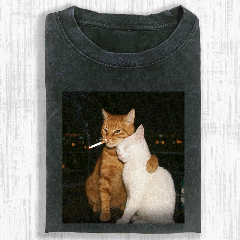 City Lights Companions Washed T-shirt