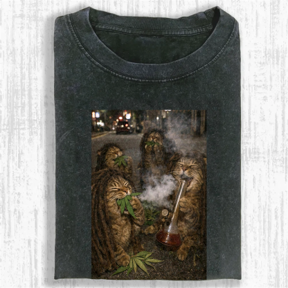 Catnip Dreamers Washed T-shirt