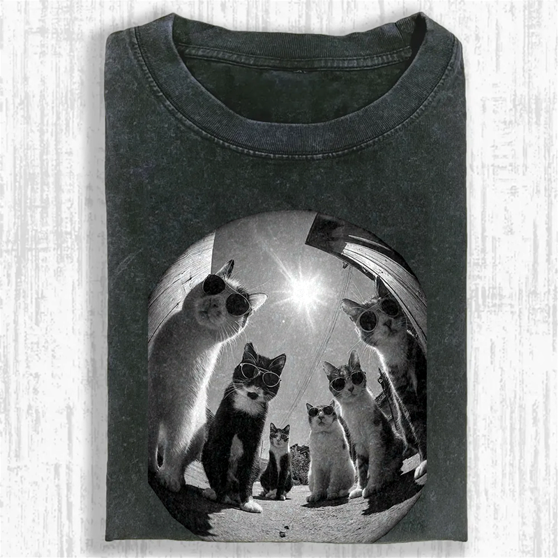 Cool Cat Crew Washed T-shirt