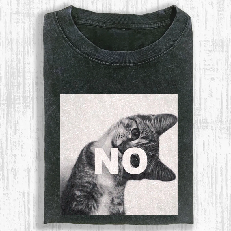 Reject Cat Washed T-shirt