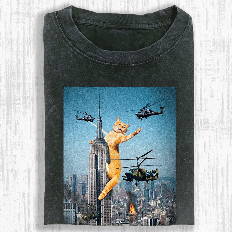 Sky Scraper Savior Washed T-shirt