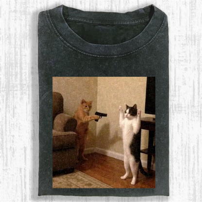 Meow Mafia Washed T-shirt