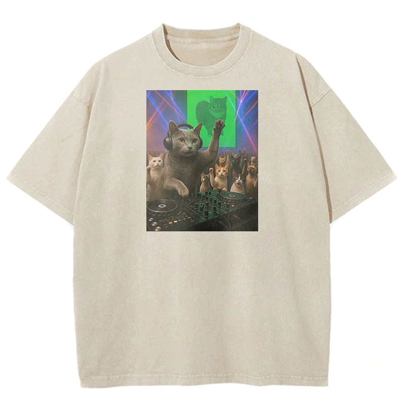 Purr-ty Beats Washed T-shirt