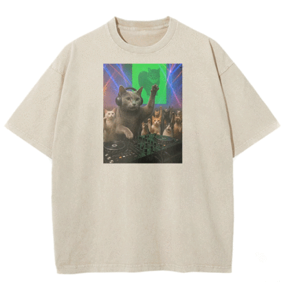 Purr-ty Beats Washed T-shirt