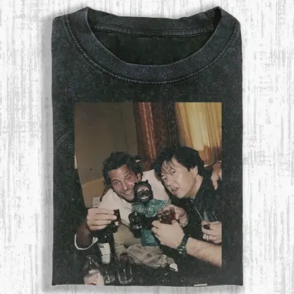 Vintage movie Washed T-shirt