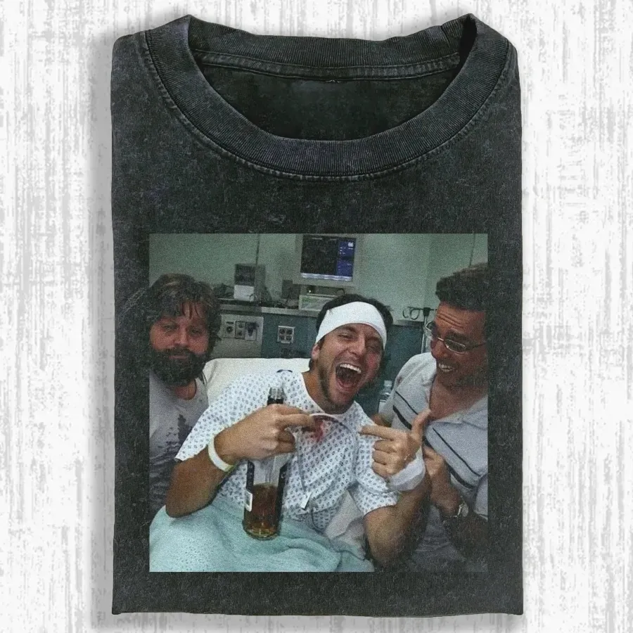 Vintage movie Washed T-shirt