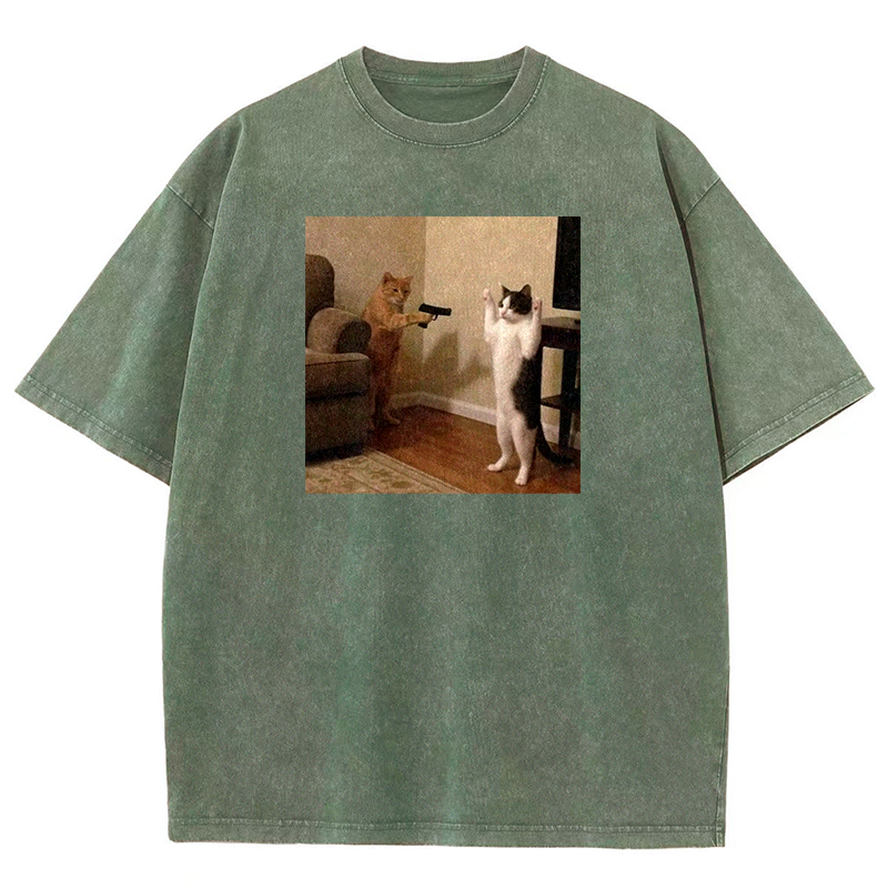 Meow Mafia Washed T-shirt