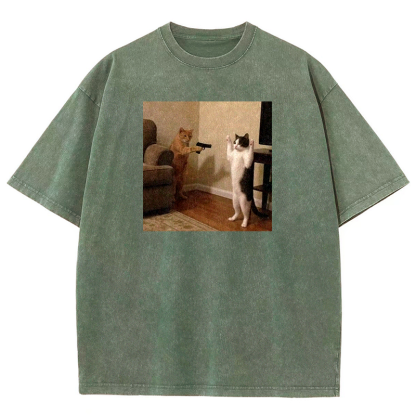 Meow Mafia Washed T-shirt