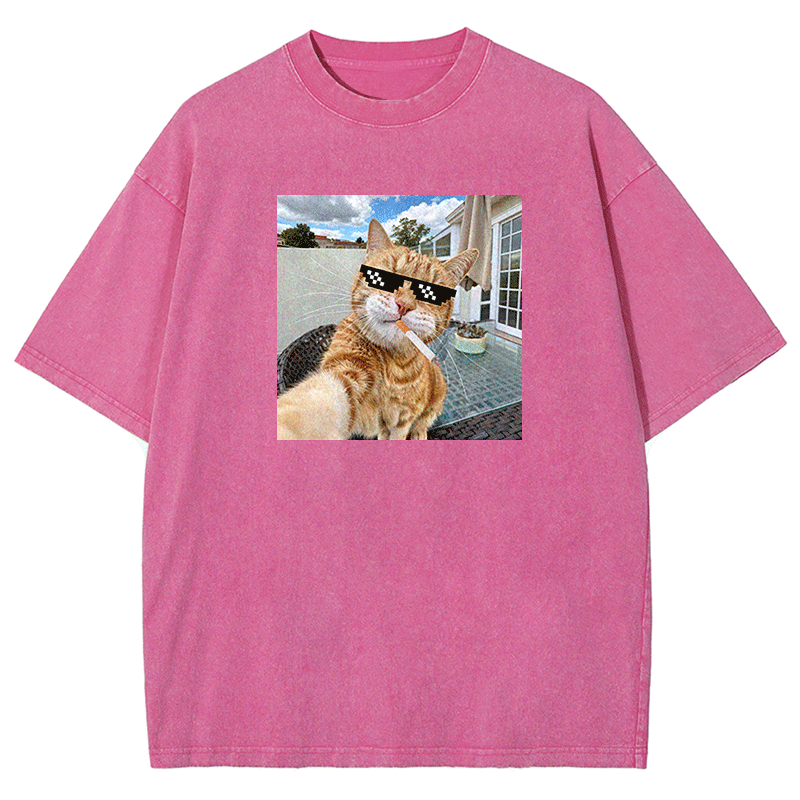 Urban Feline Cool Washed T-shirt