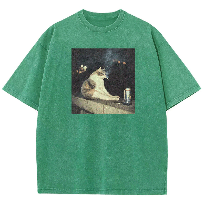 Nocturnal Vices Washed T-shirt