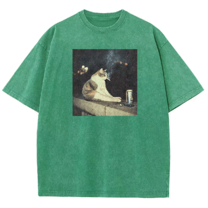 Nocturnal Vices Washed T-shirt