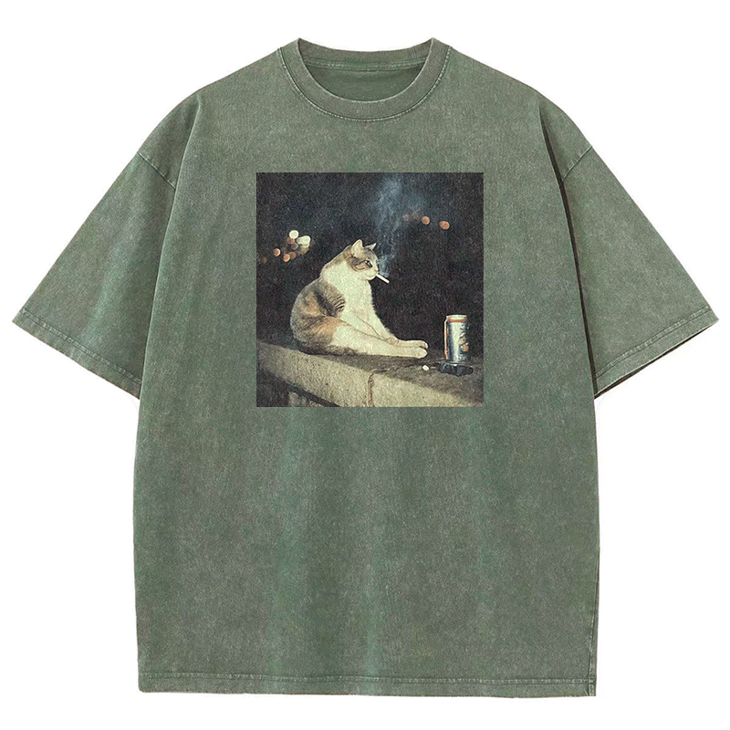 Nocturnal Vices Washed T-shirt