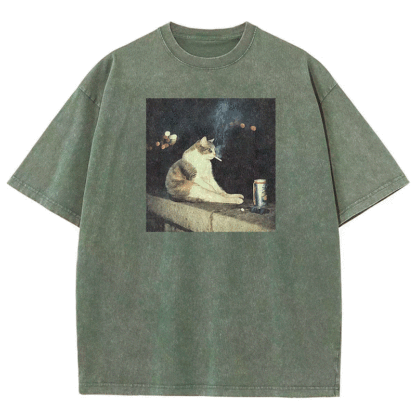 Nocturnal Vices Washed T-shirt