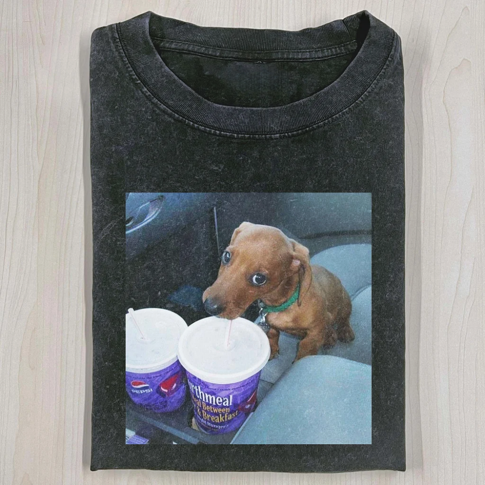 Wacky Dog Washed T-shirt