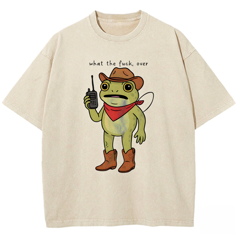What the F#ck, Over Washed T-shirt