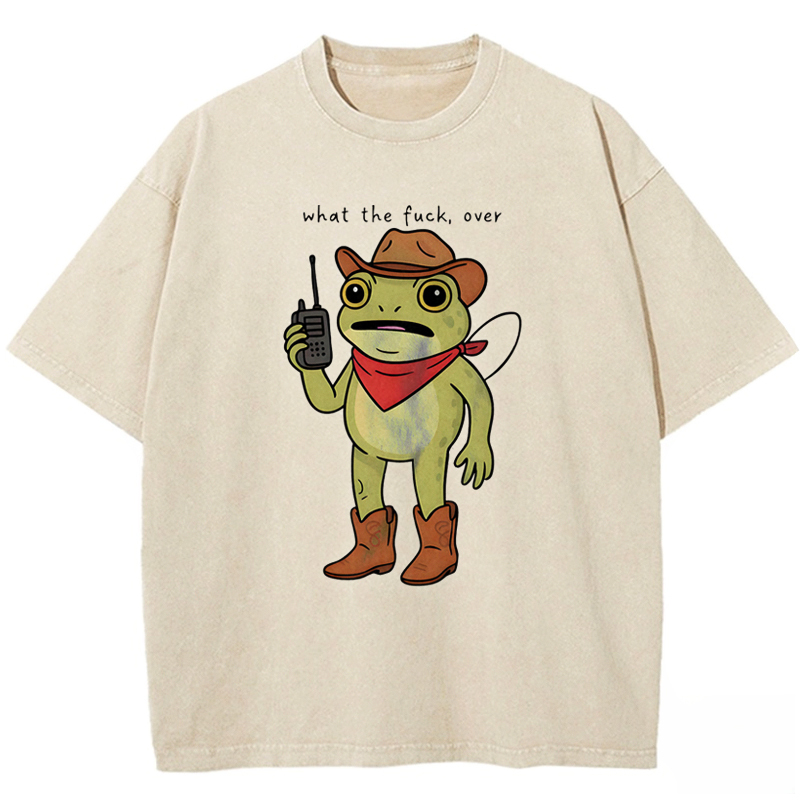 What the F#ck, Over Washed T-shirt