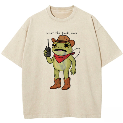 What the F#ck, Over Washed T-shirt