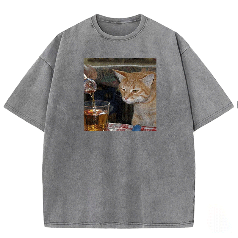 Pouring Curiosity Washed T-shirt