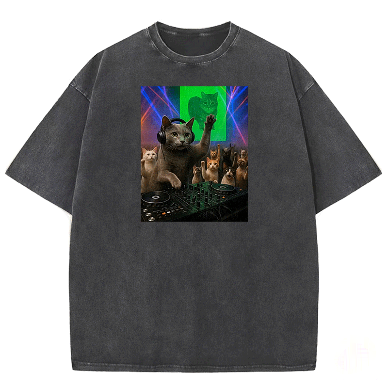 Purr-ty Beats Washed T-shirt