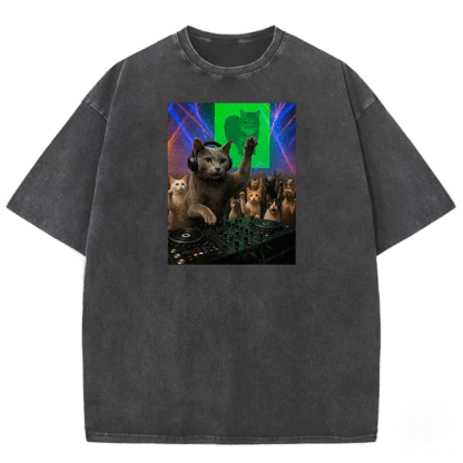 Purr-ty Beats Washed T-shirt