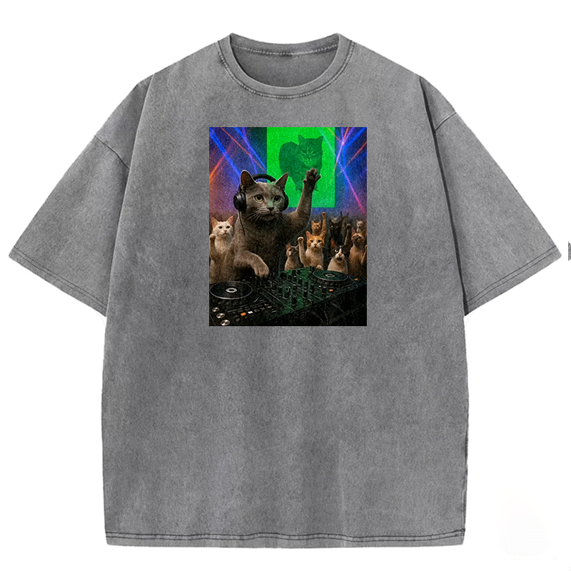 Purr-ty Beats Washed T-shirt