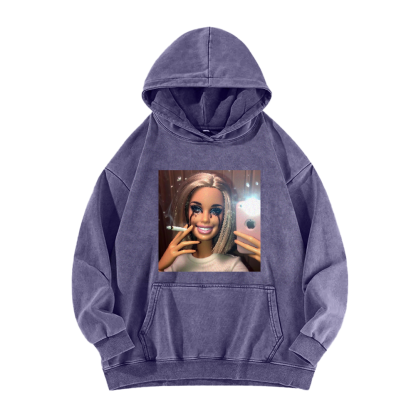 Wacky Barbie Washed Hoodie