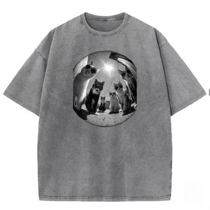 Cool Cat Crew Washed T-shirt