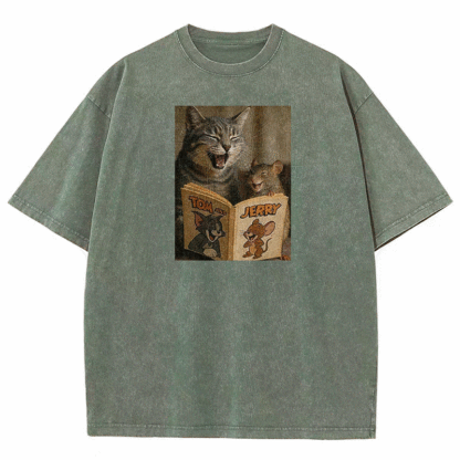 Literary Truce Washed T-shirt