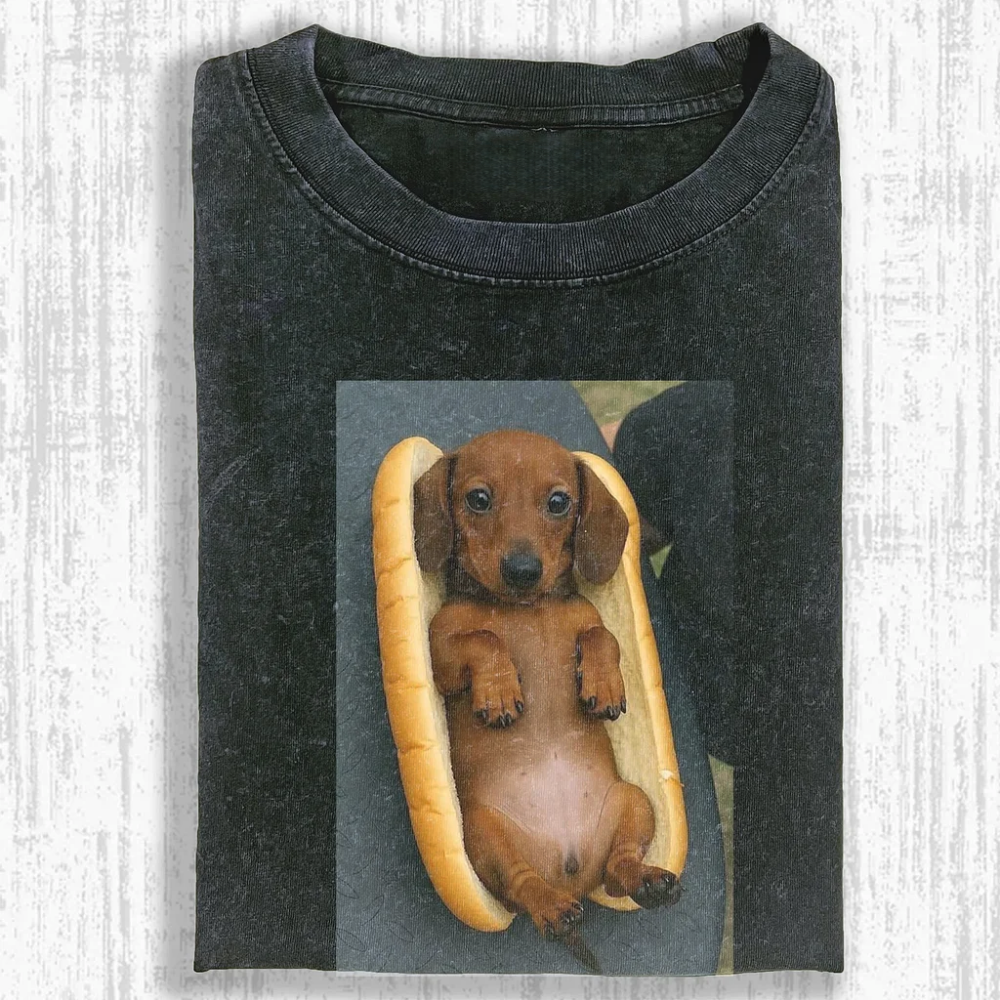 Real Hot Dog Washed T-shirt
