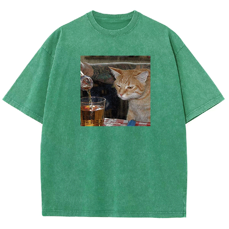 Pouring Curiosity Washed T-shirt