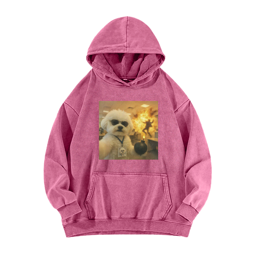Wacky Dog Washed Hoodie