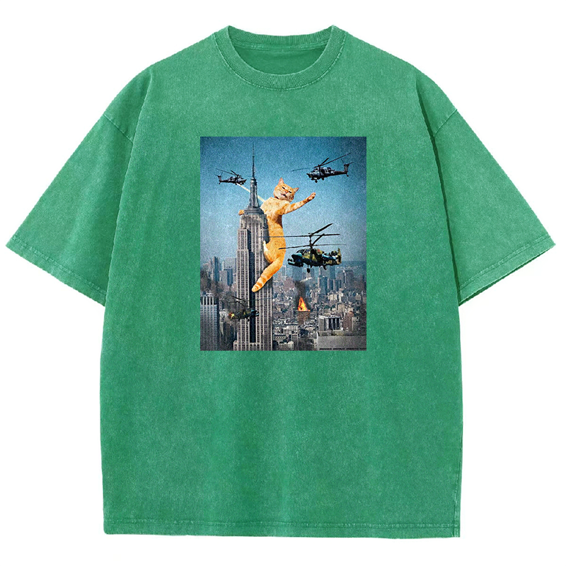 Sky Scraper Savior Washed T-shirt