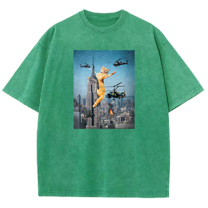 Sky Scraper Savior Washed T-shirt