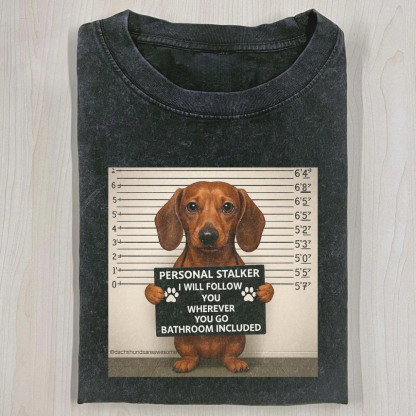 Wacky Dog Washed T-shirt