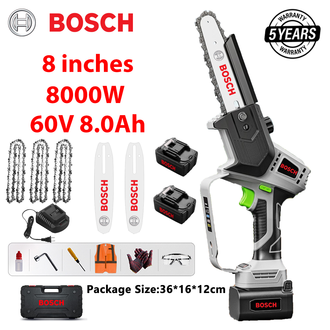 Bosch 12000W lítium akkumulátoros kefe nélküli láncfűrész