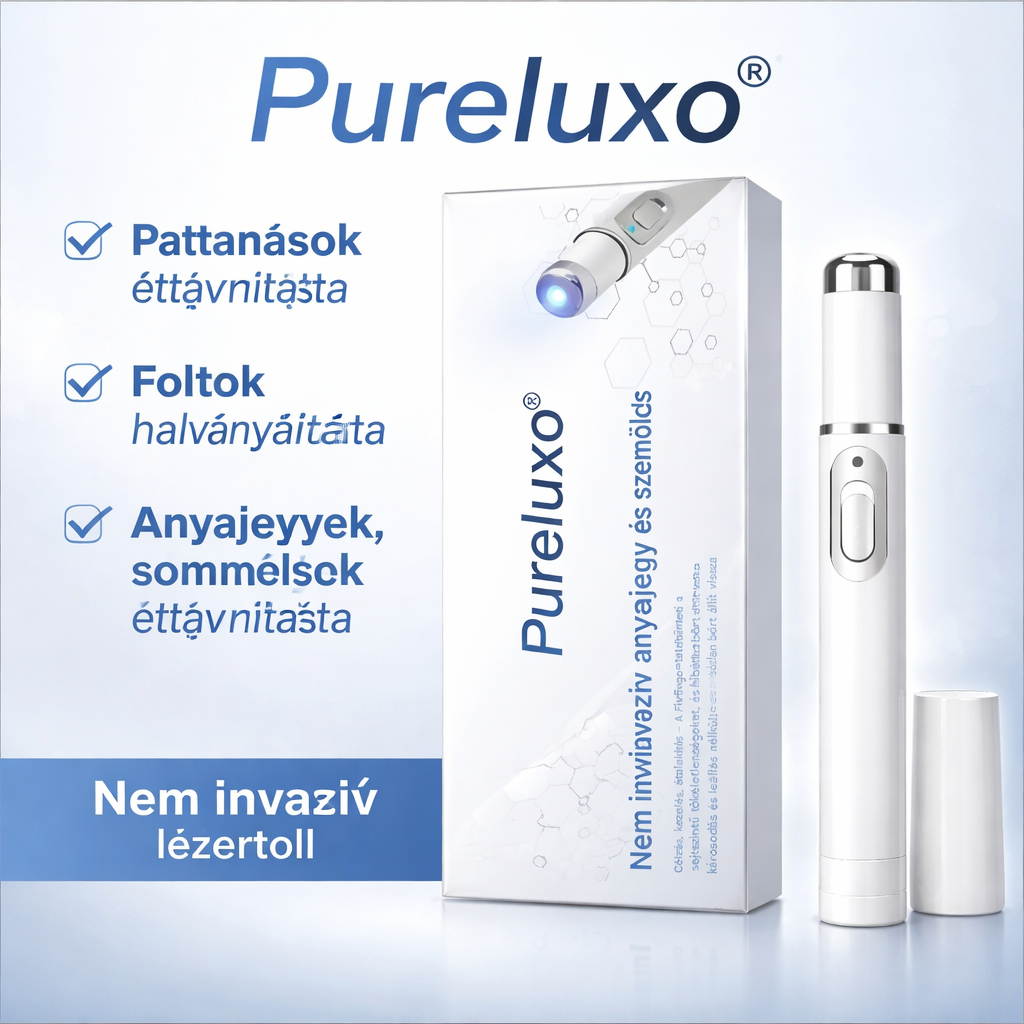 Pureluxo® non-invazív anyajegy- és szemölcseltávolító lézertoll✨