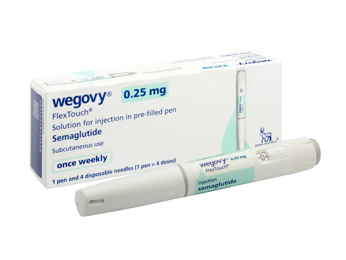 Wegovy® Szemaglutid – A testsúlykezelés új generációja | FlexTouch® 4 heti adag
