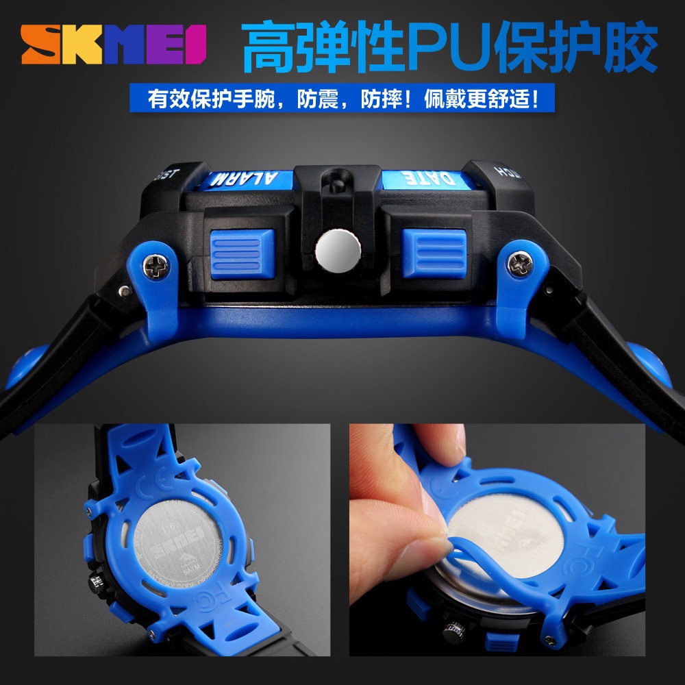 时刻美学生款手表儿童防水石英表ins风男童女童彩色卡通腕表批发