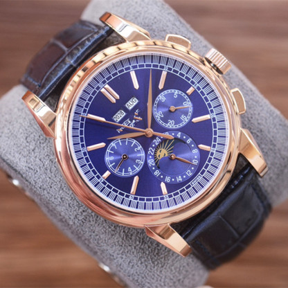 防水万年历月相日历男士全自动机械商务休闲手表