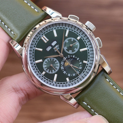 防水万年历月相日历男士全自动机械商务休闲手表