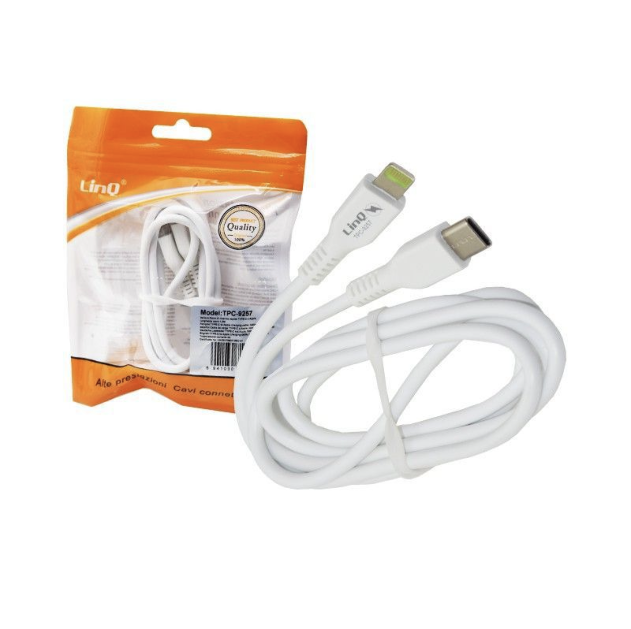 TPC-9257 | Cavo dati type-c a Lightning (Linq)