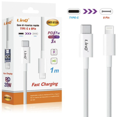 DATI-X124 | Cavo di ricarica type-c a Lightning 