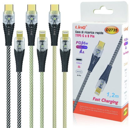 D2735 | Cavo type-c a Lightning (Linq)