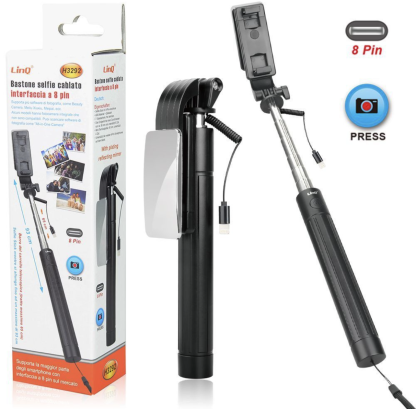 H3292 | Bastone selfie cablata Lightning (Linq)