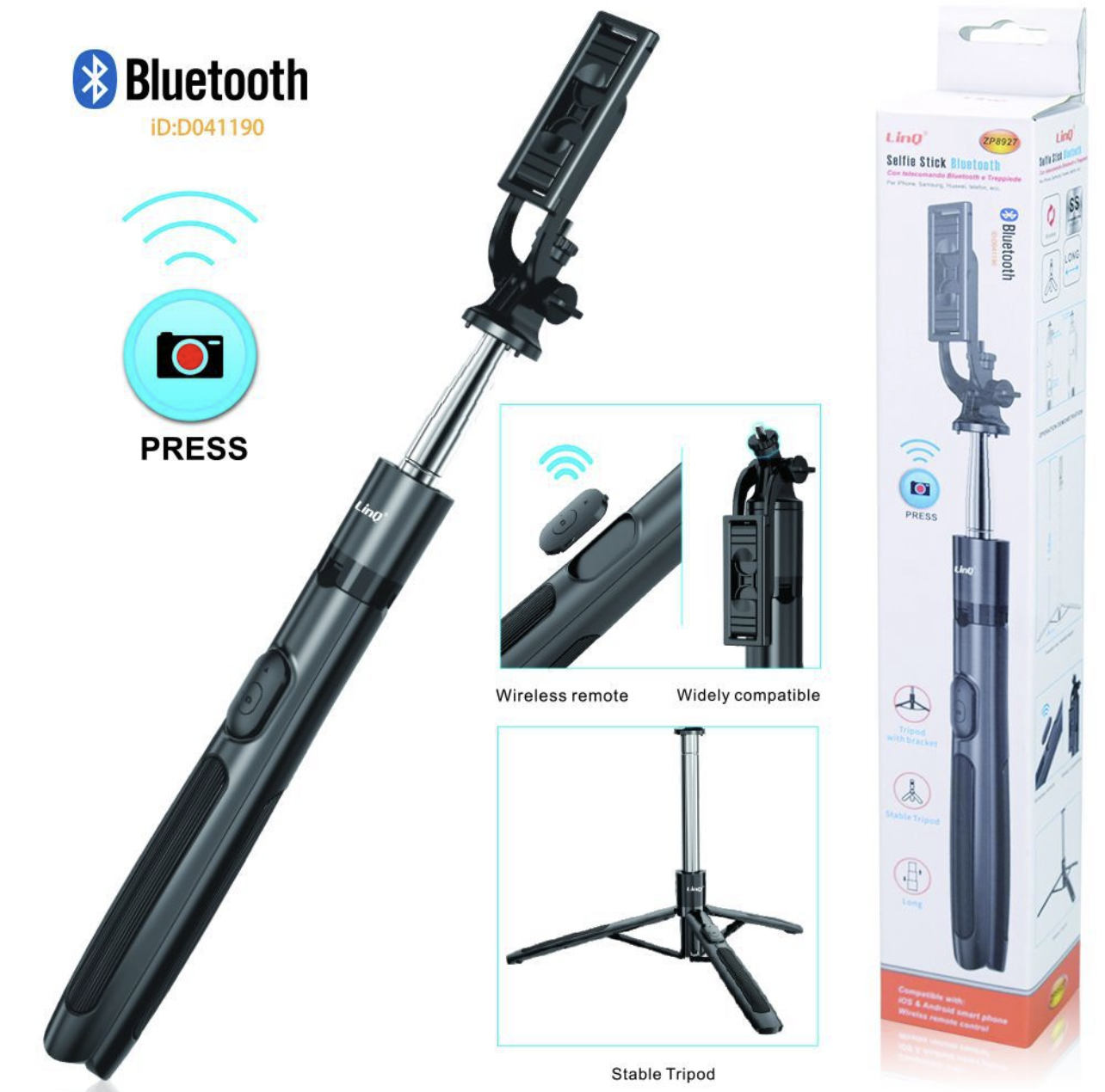 ZP8927 | Selfie Stick bluetooth (Linq)