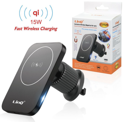C3526 | Caricatore wireless magnetico per auto (Linq)