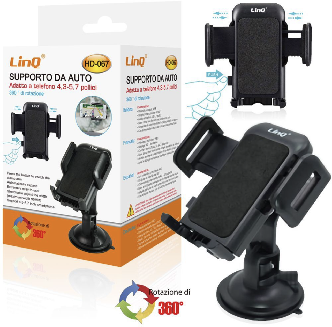 HD-067 | Supporto da auto (Linq)
